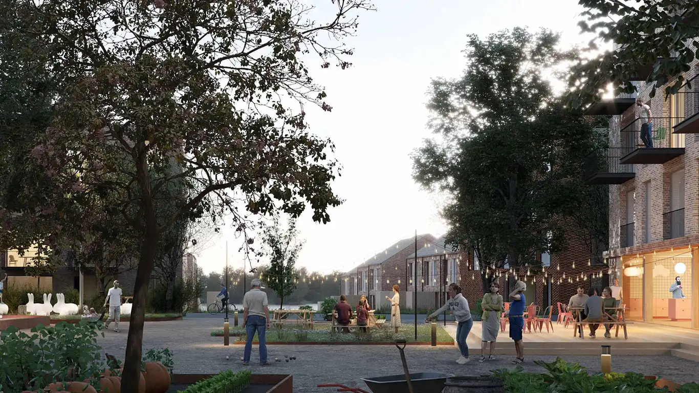 Boligbyggeri hvor SORI rådgiver om energi, indeklima og installationer