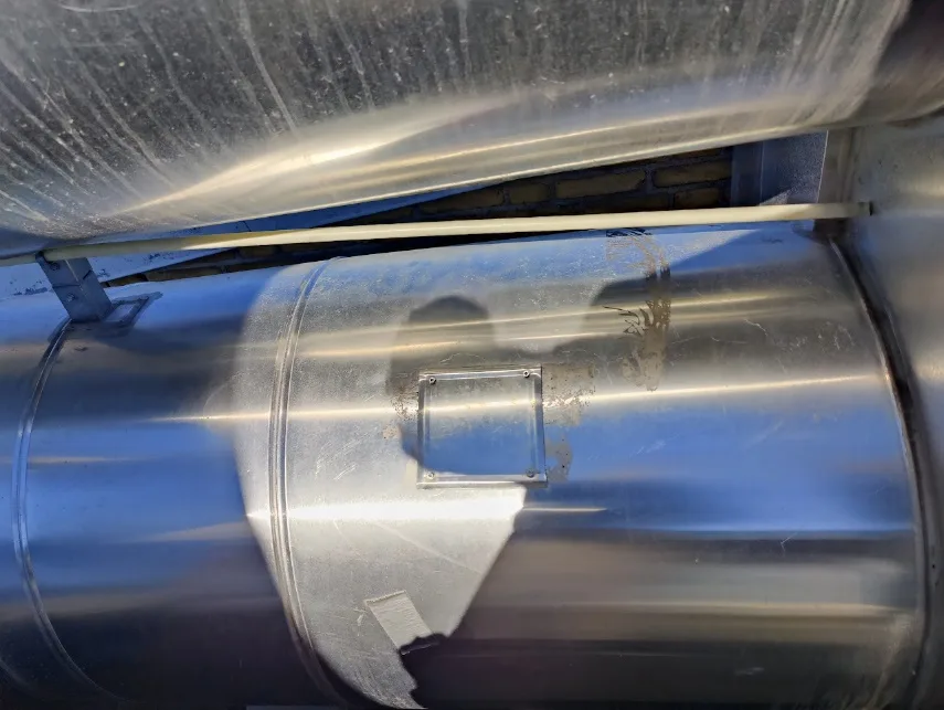 Inspektionslem på ventilationskanal kontrolleret ved fagtilsyn